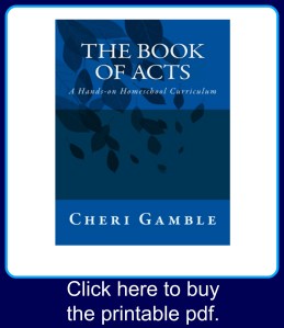 The Book of Acts curriculum