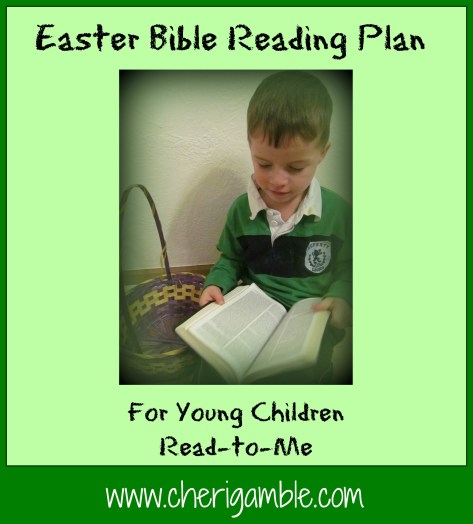 Easter Bible Reading Plan for Young Children