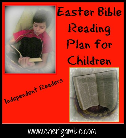 Easter Bible Reading Plan for Children