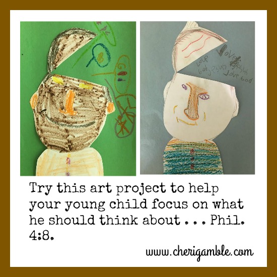 Art project for Phil 4 verse 8