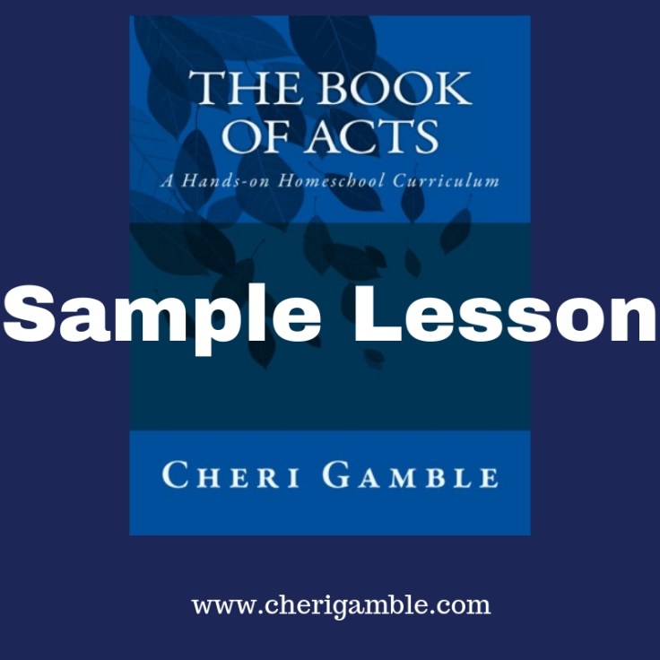 Sample Lesson
